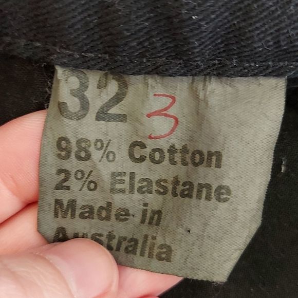 🌟New Price 2/$32🌟 NOBODY black jean sz. 32W 34L - Picture 5 of 6